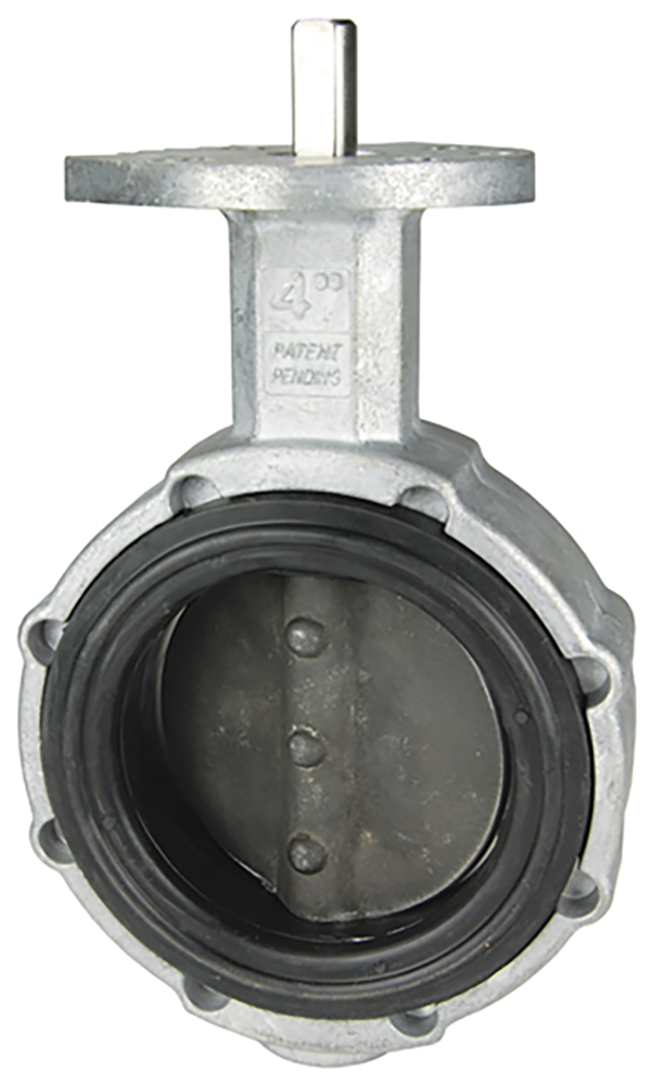 One Piece Aluminum Butterfly Valve with Iron Disc